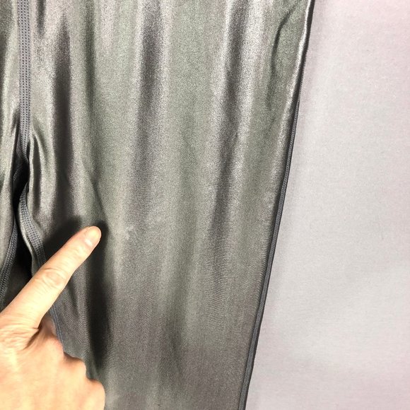 Zella Shiny Gray Leggins Size Small - Picture 7 of 7